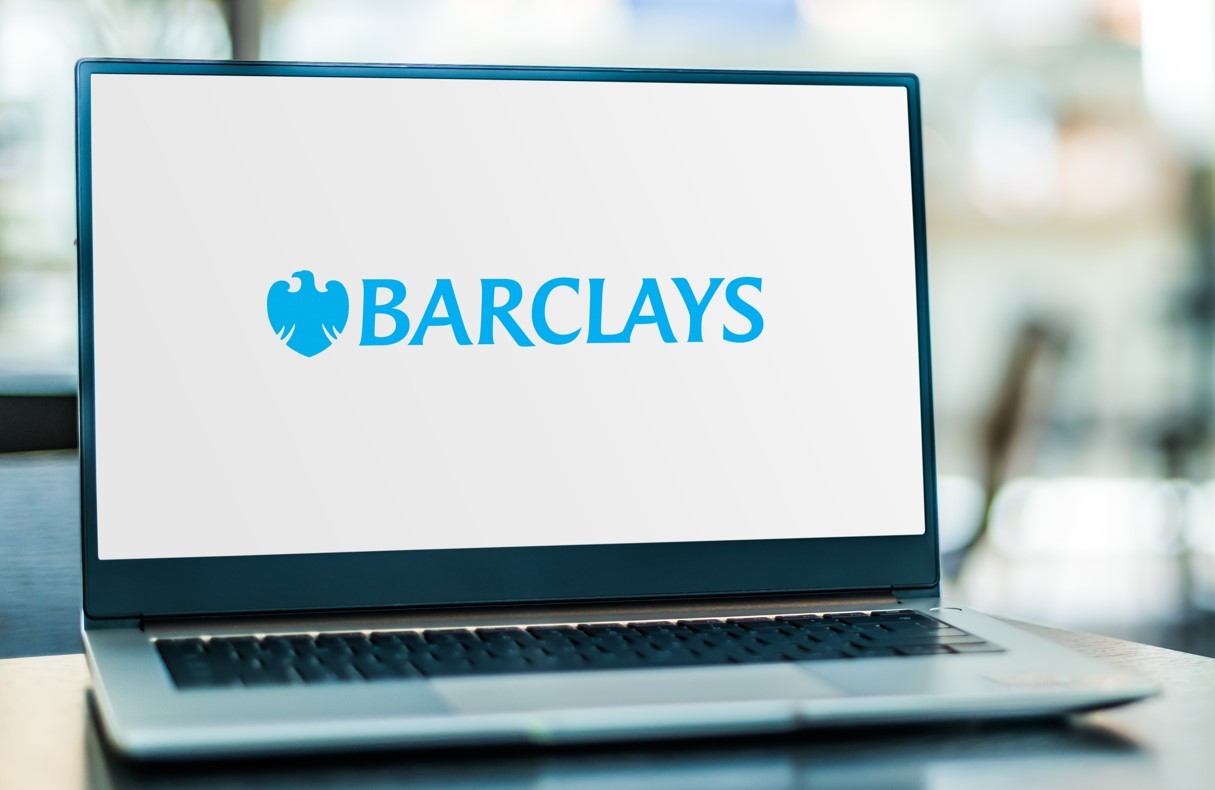Barclays bank logo on a computer; our conveyancing solicitors are on Barclays lender panel and can help with your Barclays mortgage property purchase.