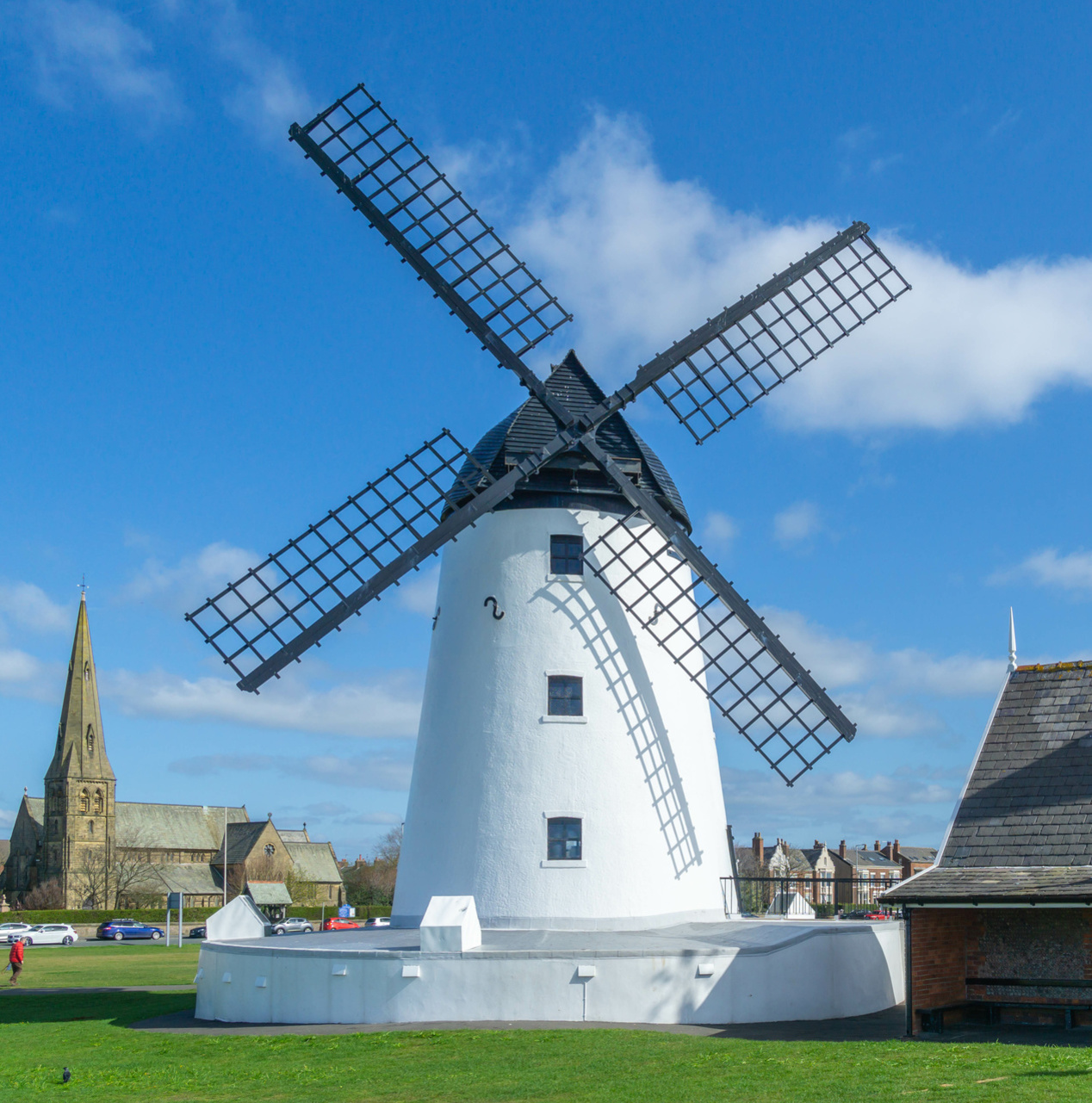Lytham Windmill, located on Lytham sea front, near our Solicitors in Lytham's office at The Old Bakery, Green Street, Lytham, FY8 5LG.  Click the link to visit our Solicitors in Lytham's page.