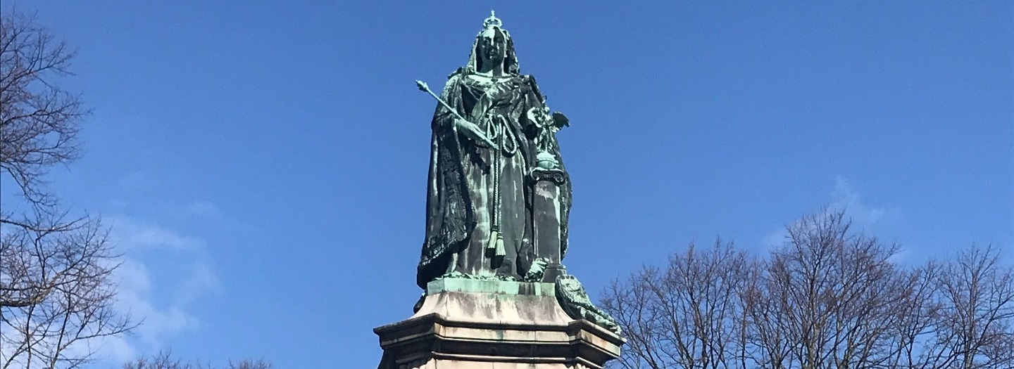 The Statute of Queen Victoria found in Dalton Square, Lancaster, LA1.
