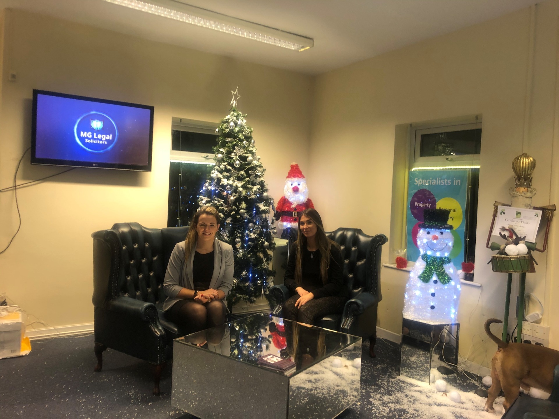 Chloe Cardwell and Sarah Lees in our Garstang office.