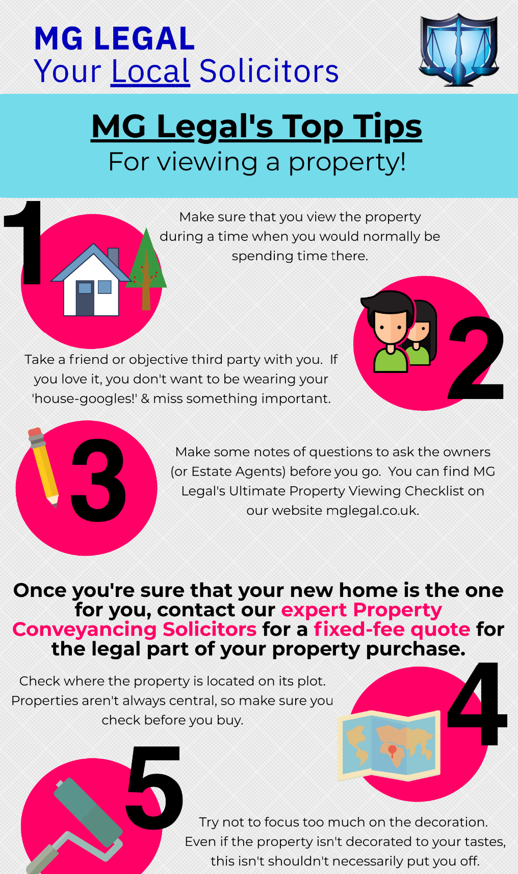 Our Conveyancing Solicitors' tips for viewing a property